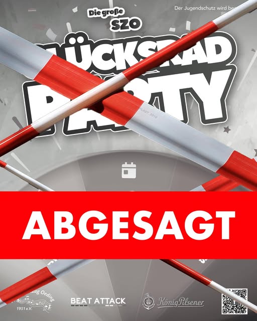 Gluecksradparty Absage 2025