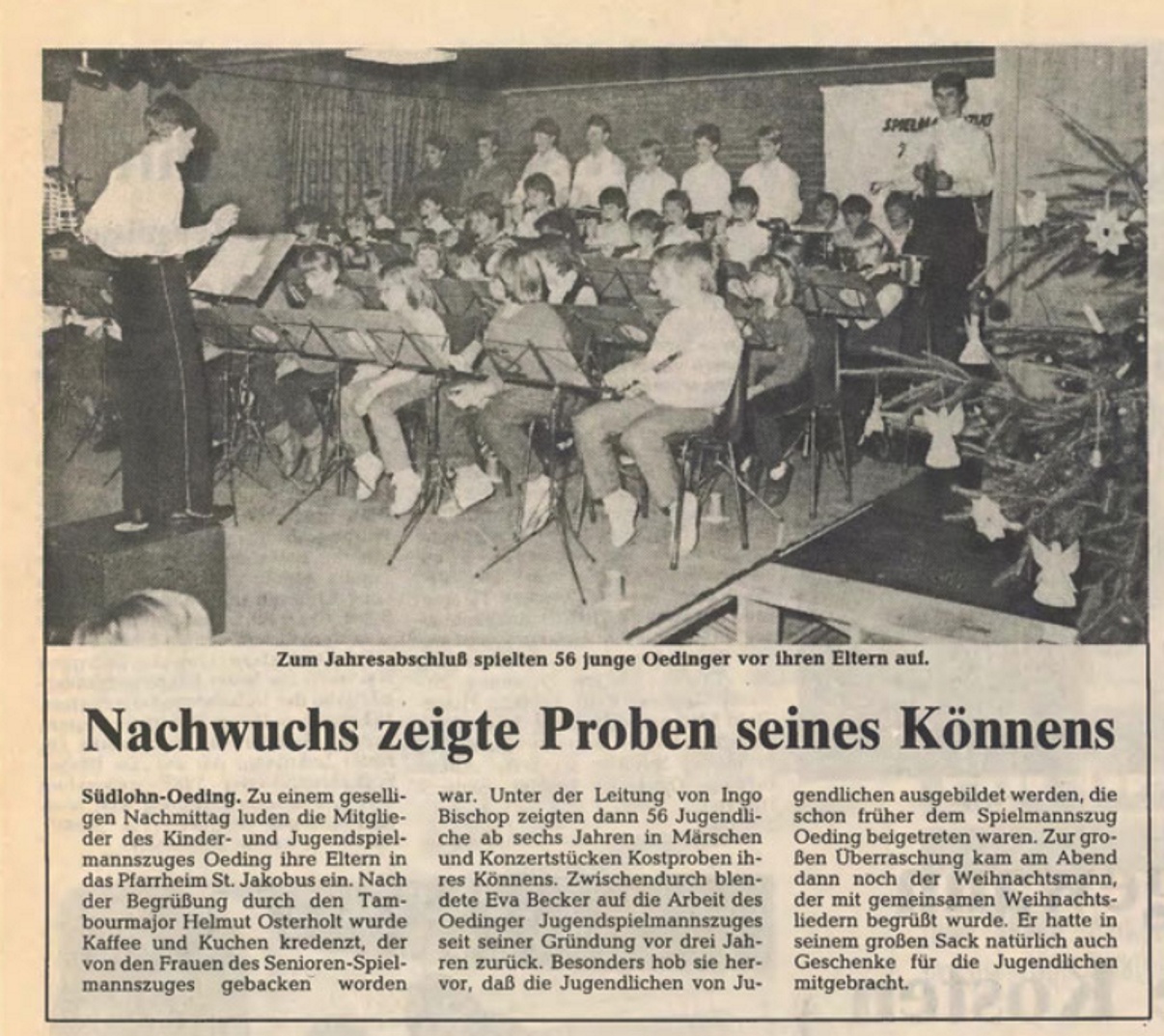 Nachwuchs zeigte Proben seines Könnens | BZ 29.12.1986