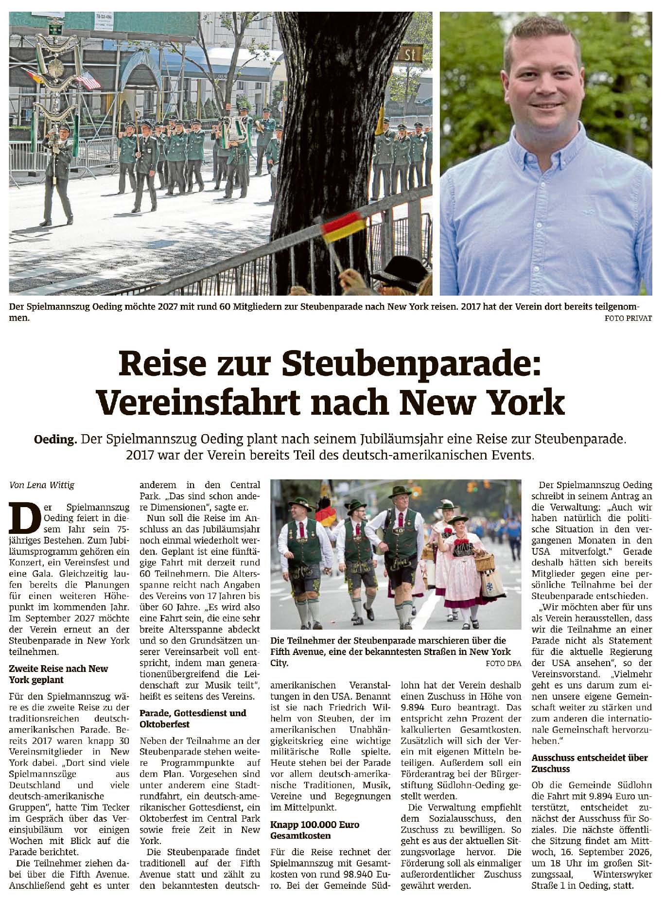 Münsterland Zeitung 09.09.2026